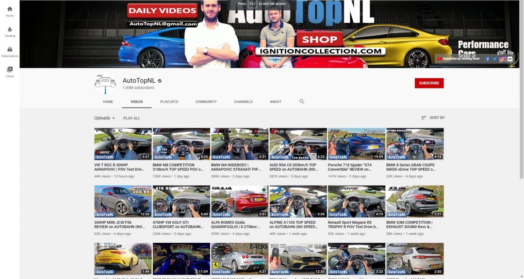 Best Car Channels on Youtube
