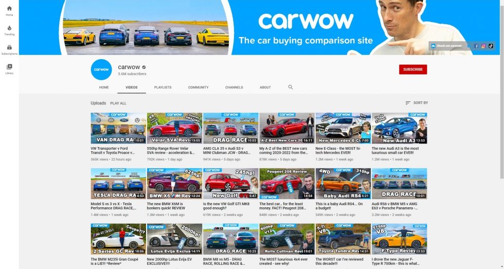 Best Car Channels on Youtube